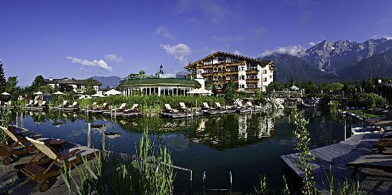 Alpenresort Schwarz Mieming Buitenkant foto
